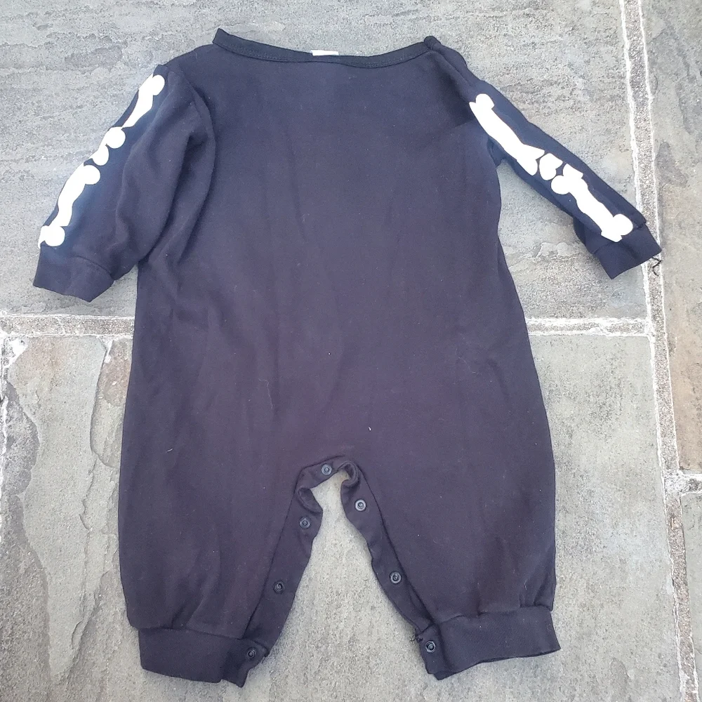 Skeleton Baby Halloween Costume Size 18-24m